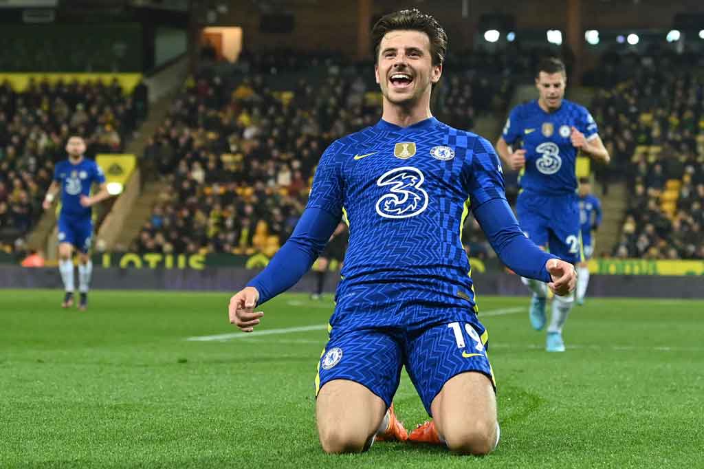 Pada menit ke-14, Chelsea menambah keunggulan mereka menjadi 2-0. Gol dicetak oleh Mount menyambut umpan matang Kai Havertz dari sisi kiri kotak penalti.