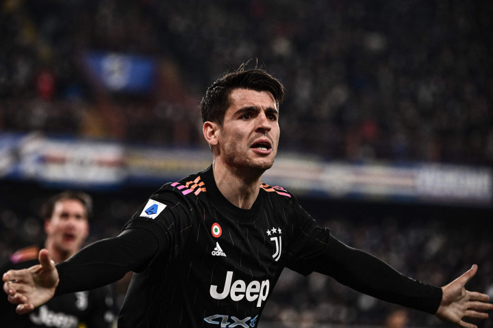 Alvaro Morata menjadi bintang bagi Juventus dengan mencetak dua gol.