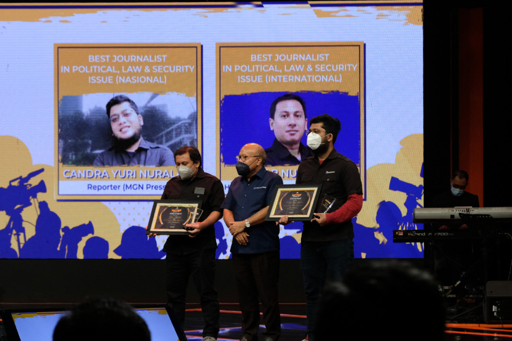 Mirdal mengatakan kinerja jurnalis bukan perkara mudah. Apalagi jurnalis harus tetap menjadi garda terdepan di tengah pandemi covid-19.