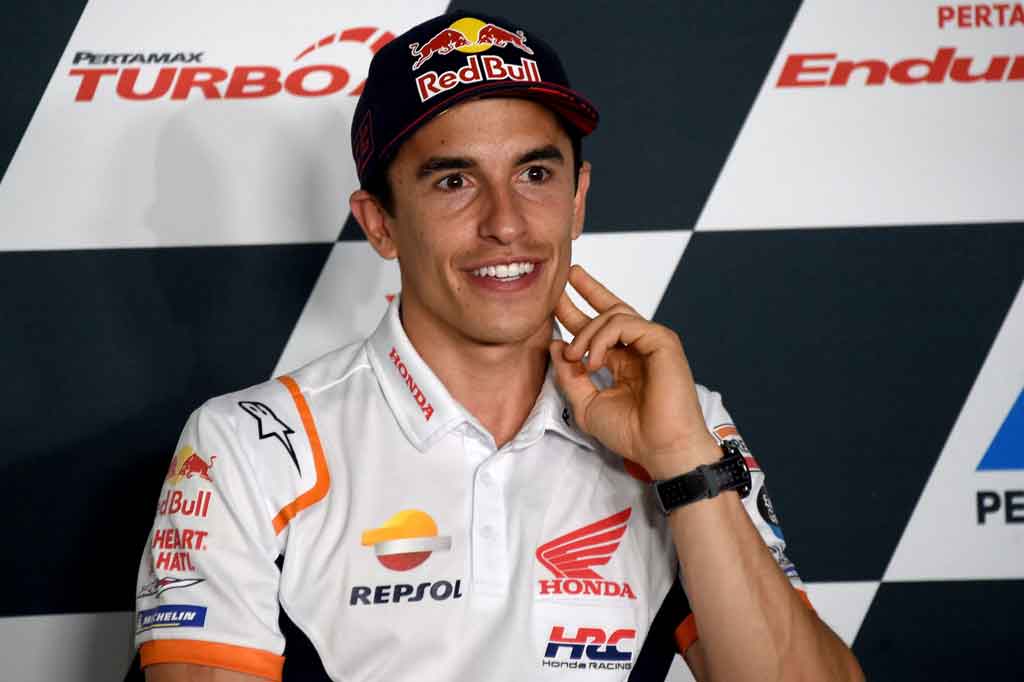 Rekan satu tim Espargaro, Marquez sudah lebih dulu familier dengan nuansa Indonesia karena juara dunia MotoGP enam kali itu telah sering berkunjung ke negara kepulauan tersebut.