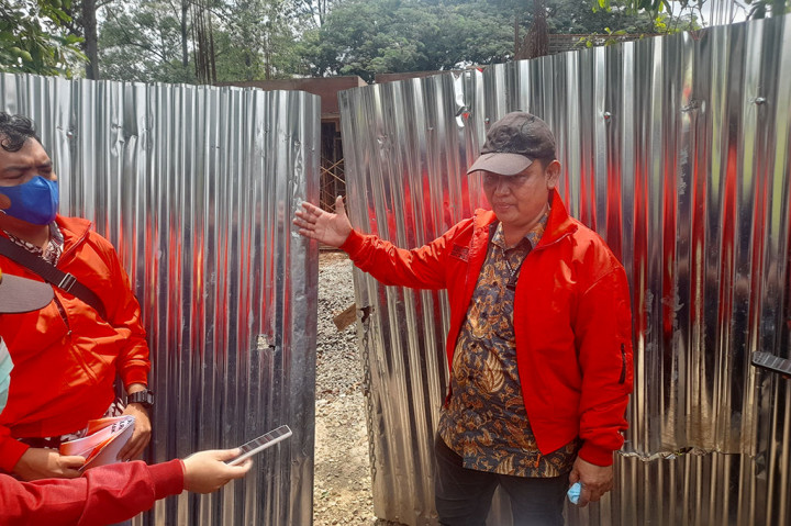 Badan Reserse Kriminal (Bareskrim) Polri menyita lahan senilai Rp7,6 miliar milik tersangka kasus penipuan investasi Binomo, Indra Kesuma alias Indra Kenz di kawasan Alam Sutera, Tangerang, Jumat, 18 Maret 2022.