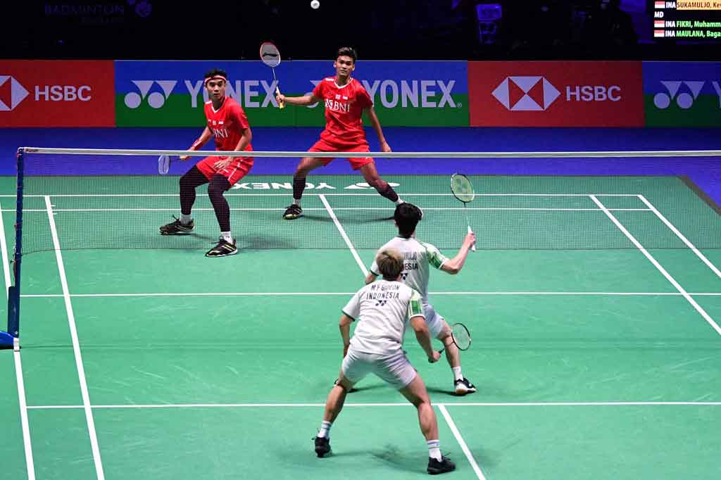 Meski Minions merupakan senior di pelatnas bulutangkis Indonesia dan penghuni peringkat satu dunia, Bagas/Fikri yang berstatus peringkat ke-28 mampu menjungkalkan lawannya itu dengan skor 22-20, 13-21. 21-16 dalam pertarungan yang berlangsung 58 menit.