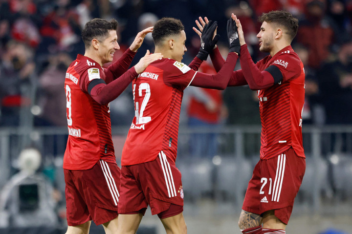 Bayern Muenchen berhasil membungkam Union Berlin 4-0 di spieltag ke-27 Liga Jerman musim ini.