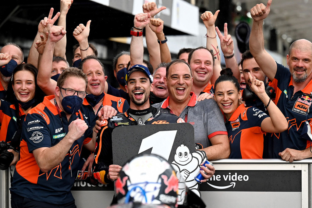 Ini adalah kemenangan keempat Miguel Oliveira sepanjang kariernya di kelas MotoGP.