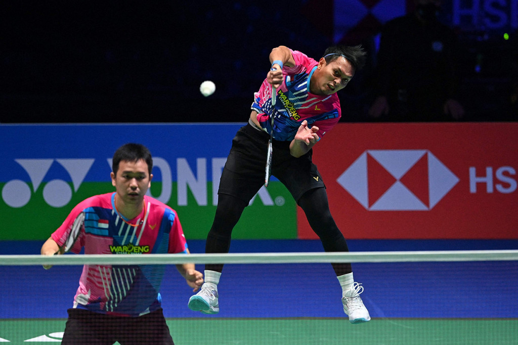 Pada pertandingan final, Fikri/Bagas berhasil menundukkan seniornya sekaligus unggulan kedua All England 2022, Mohammad Ahsan/Hendra Setiawan, dua gim langsung 21-19, 21-13.
