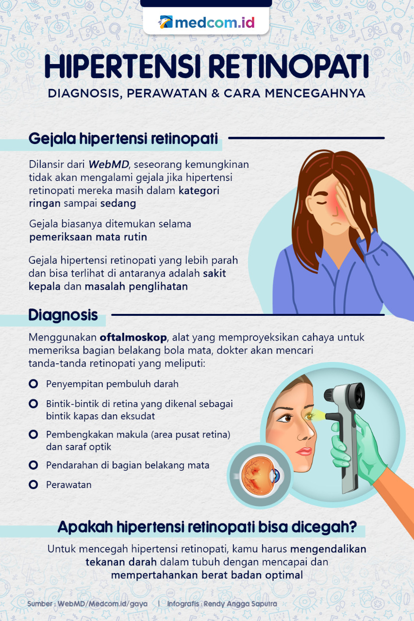 Hipertensi Retinopati, Diagnosis, Perawatan dan Cara Mencegahnya