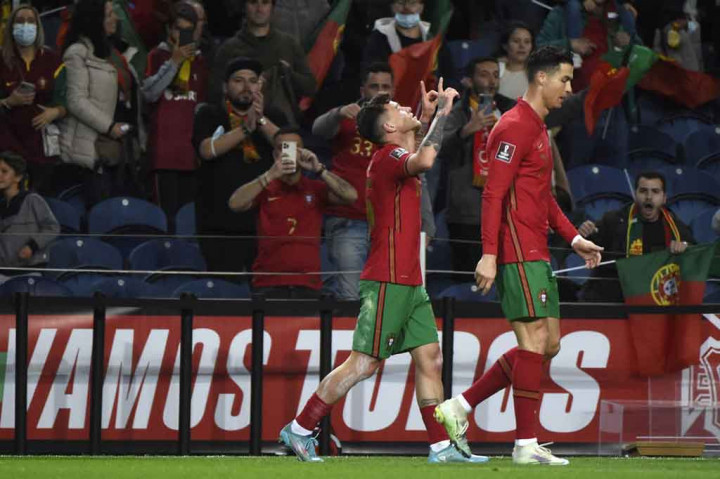 Portugal tampil impresif sejak awal laga. Mereka berhasil membuka keunggulan pada menit ke-15. Umpan tarik Diogo Jota berubah arah karena membentur tiang dan bola liar langsung disambar Otavio Monteiro untuk membawa timnya unggul 1-0.