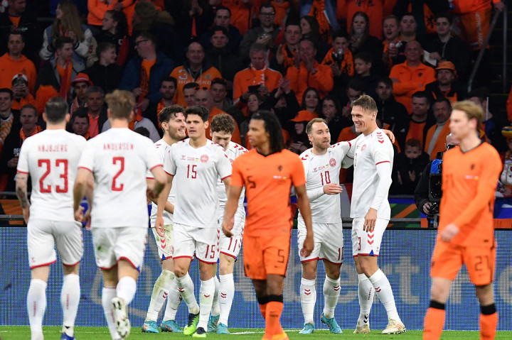 Belanda mengalahkan 4-2 pada pertandingan uji coba di Johan Cruyff Arena, Minggu, 27 Maret 2022, dini hari WIB.