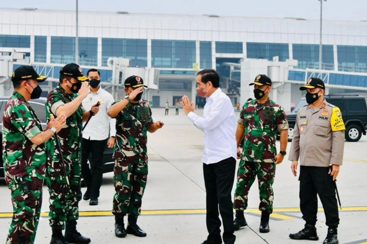  Presiden Joko Widodo melakukan kunjungan kerja ke Provinsi Jawa Tengah pada Rabu, 30 Maret 2022.