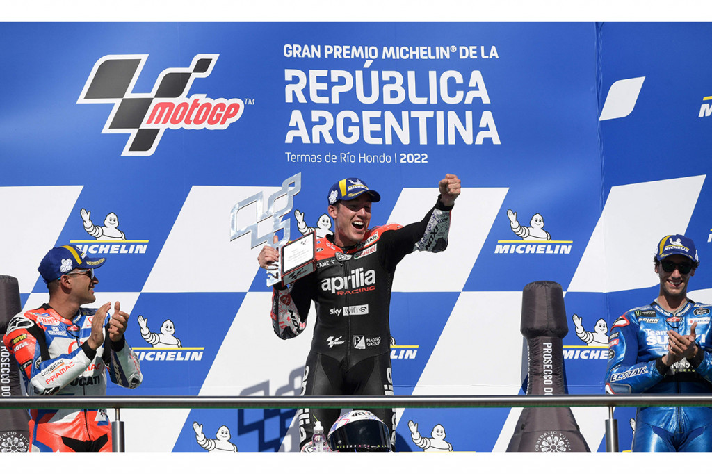 Dengan keberhasilan ini, Aleix pun mencatatkan sejarah. Dia mengalahkan rekor Danilo Petrucci (124 start) sebagai pembalap dengan jumlah start terbanyak untuk meraih kemenangan di MotoGP.