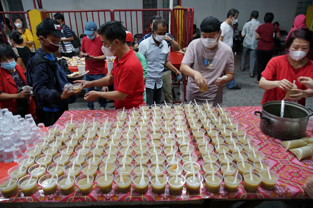 Kegiatan buka bersama ini digelar kembali terhenti dua tahun akibat pandemi Covid-19.