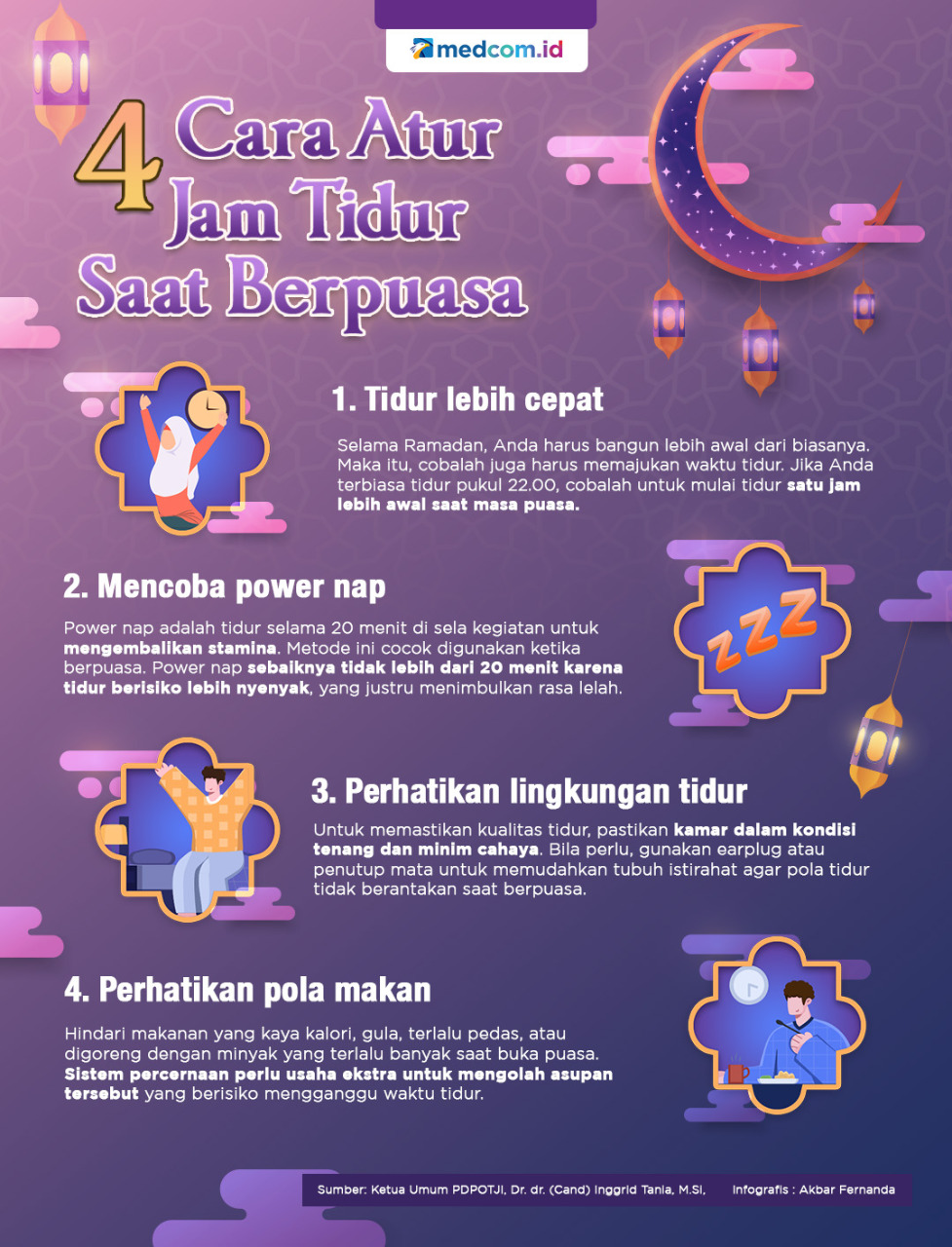 4 Cara Atur Jam Tidur Saat Berpuasa
