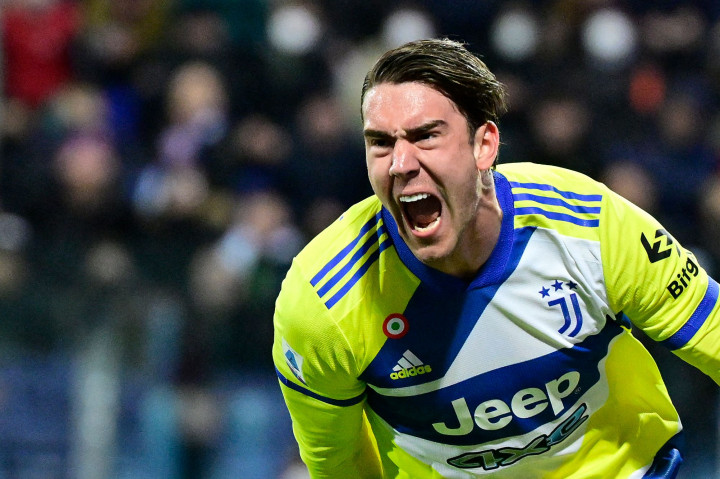 Dusan Vlahovic mencetak gol penentu kemenangan I Bianconeri.