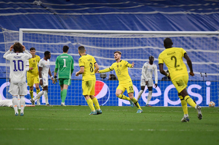 Justru Chelsea memperbesar keunggulan menjadi 3-0 pada menit ke-75 lewat sepakan Timo Werner. Bola sempat ditepis Courtois, tetapi tetap bergulir masuk ke gawang. Agregat berubah menjadi 4-3 untuk Chelsea.