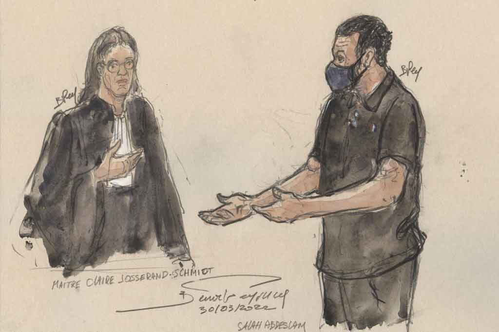 Warga negara Prancis kelahiran Maroko itu mengatakan dalam sidang pada Februari, dirinya batal meledakkan rompi bomnya dalam serangan itu. Abdeslam mengatakan telah memutuskan untuk tidak melakukannya karena kemanusiaan.