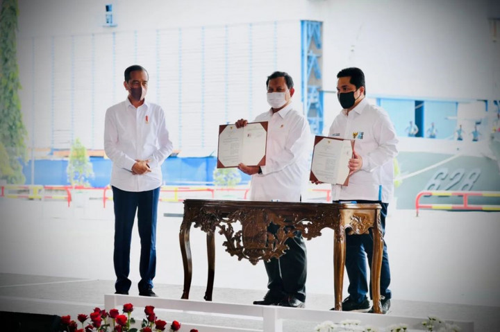 Selain itu dilakukan juga Penandatanganan kerja sama antara Kemenhan dan Kementerian BUMN untuk mendorong peningkatan peran BUMN dalam pemenuhan alpalhankam serta peningkatan tingkat komponen dalam negeri untuk produksi alat pertahanan dan keamanan.