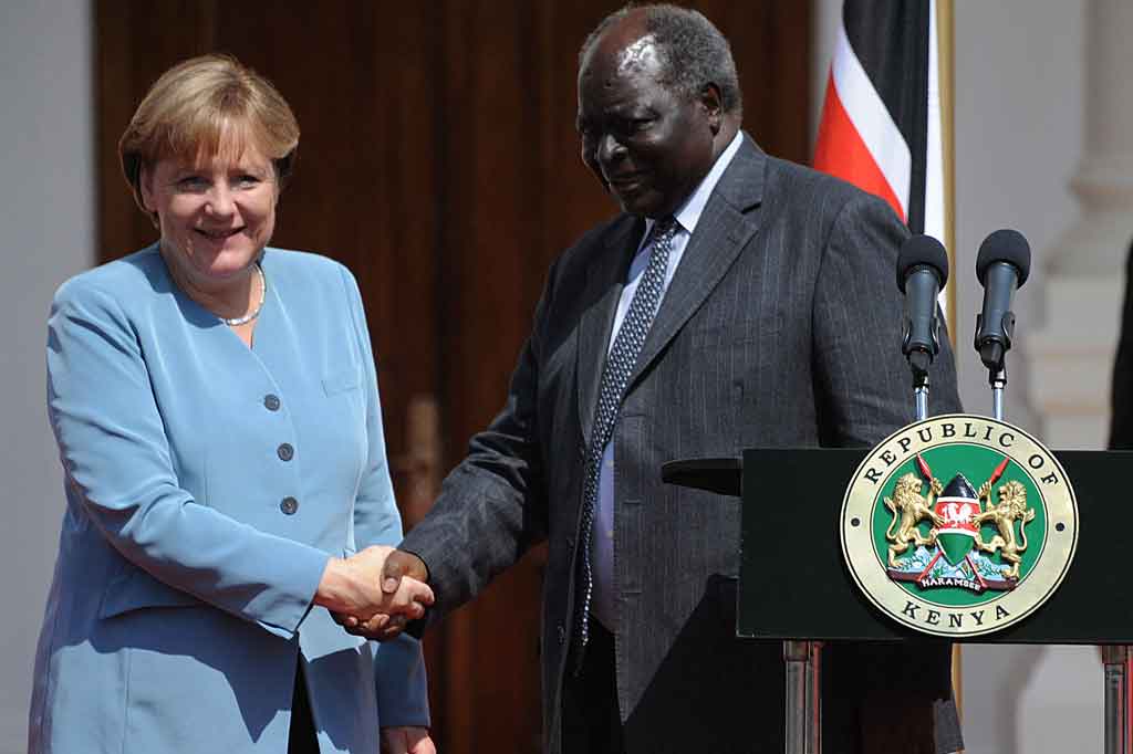 Kibaki menjabat sebagai presiden ketiga Kenya dari 2002 hingga 2013. 