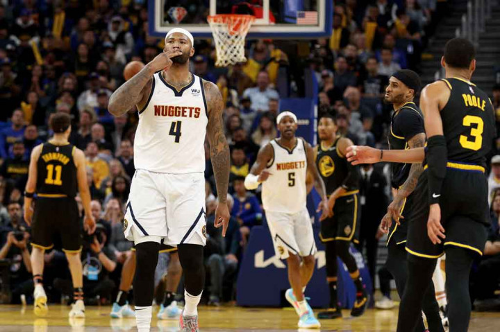 DeMarcus Cousins menyumbang 19 poin, Aaron Gordon mencatat 15 poin dan delapan rebound dan Will Barton serta Monte Morris masing-masing menambah 14 poin bagi Nuggets. 