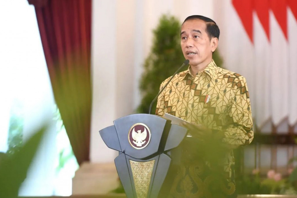 Di tengah situasi yang penuh ketidakpastian ini, Presiden Jokowi bersyukur perekonomian Indonesia menunjukkan tren yang positif.