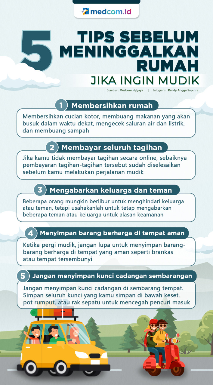 5 Tips Sebelum Meninggalkan Rumah jika Ingin Mudik