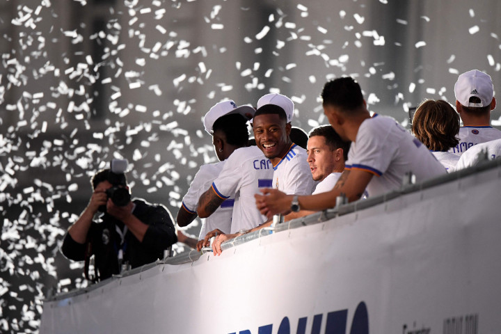 Real Madrid sukses memastikan gelar juara Liga Spanyol musim 2021/2022 pada Sabtu, 30 April 2022.