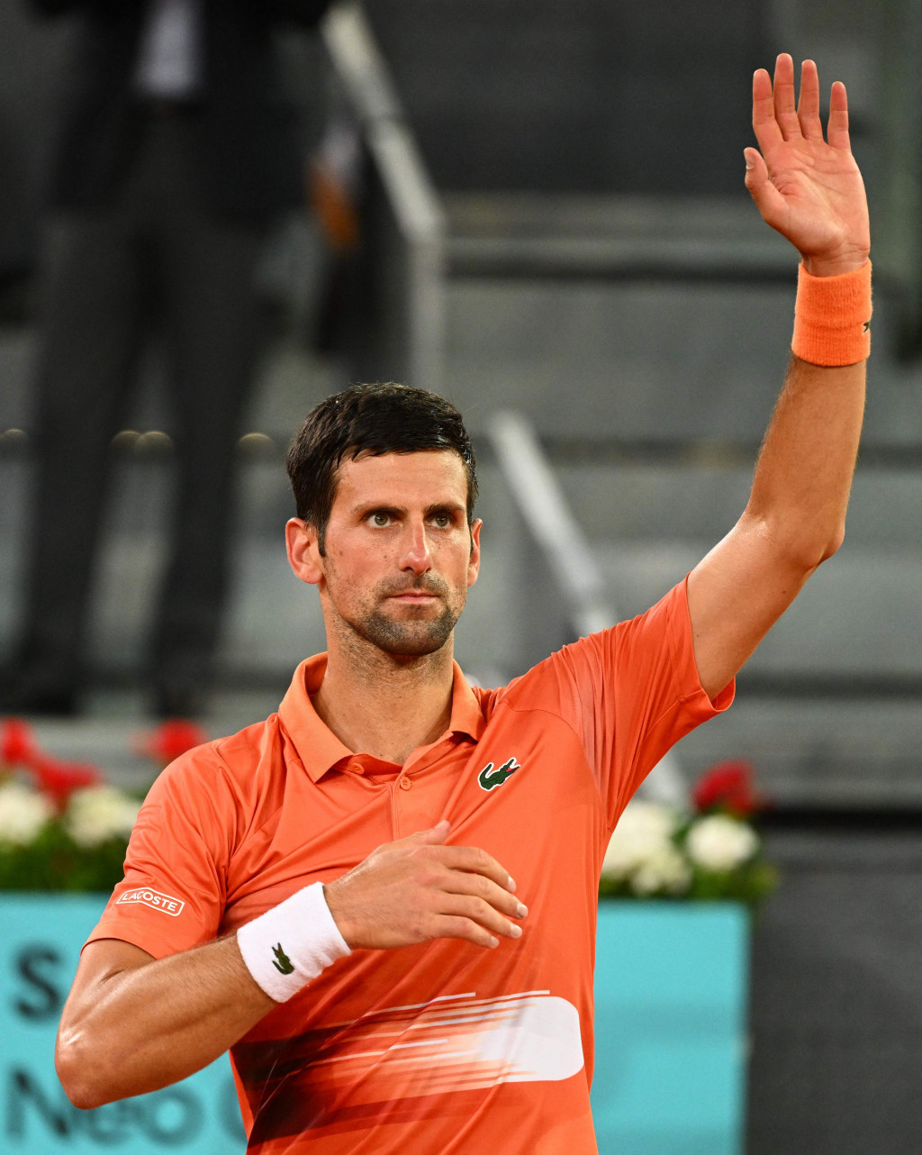 Djokovic pertama kali bermain melawan Monfils di US Open pada 2005, dan pertandingan di Madrid Open kali ini merupakan pertemuan kedua mereka di lapangan tanah liat.