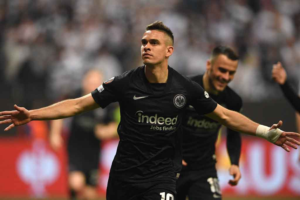 Frankfurt melaju ke final Liga Europa usai menundukkan West Ham dengan skor 1-0 lewat gol Rafael Santos Borre Maury pada menit ke-26.