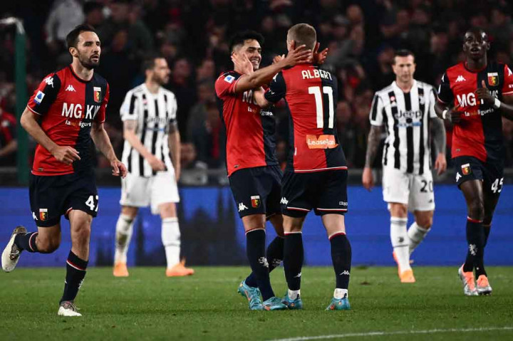 Genoa tidak tinggal diam dan akhirnya berhasil menyamakan kedudukan lewat Albert Gudmundsson pada menit ke-87.