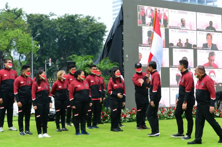 Ada 776 orang yang diberangkatkan ke SEA Games Vietnam.