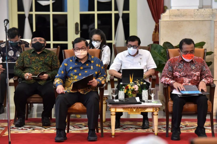 Arahan Presiden antara lain mencakup penanganan pandemi Covid-19 dan gejolak ekonomi global.