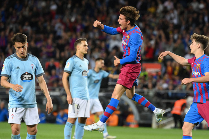 Riqui Puig sempat menjebol gawang Celta Vigo pada menit ke-77, tetapi gol itu dianulir wasit karena berbau offside.