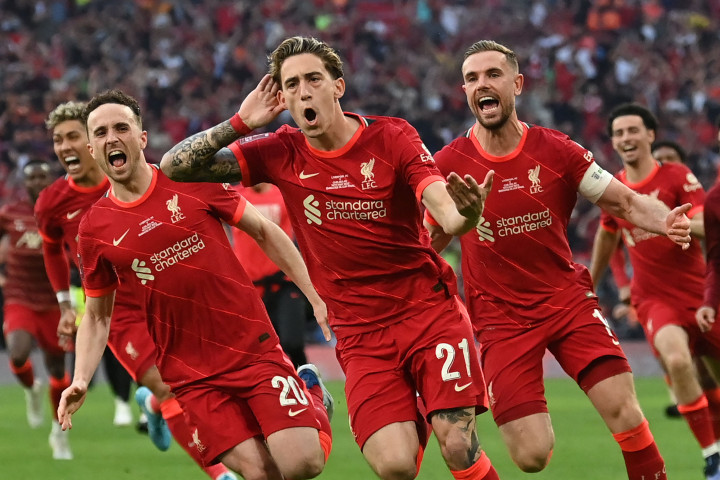 Selebrasi Liverpool Usai Juara Piala FA 2021/2022