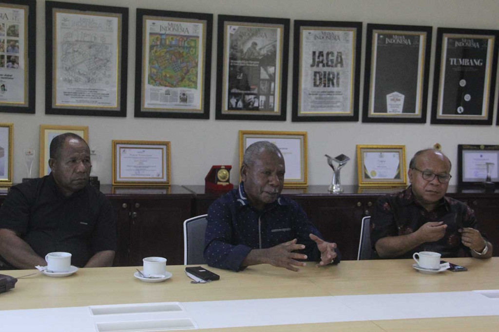 Kunjungan Bupati Jayapura yang juga Ketua Forum Kepala Daerah Wilayah Adat Tabi Prov.