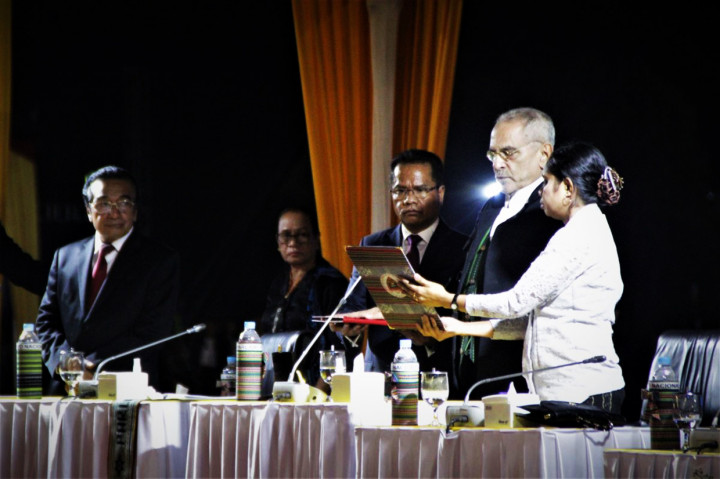 Jose Ramos Horta resmi terpilih kembali dan menjadi Presiden ke-5 Timor Leste setelah Restorasi Kemerdekaan Timor Leste.
