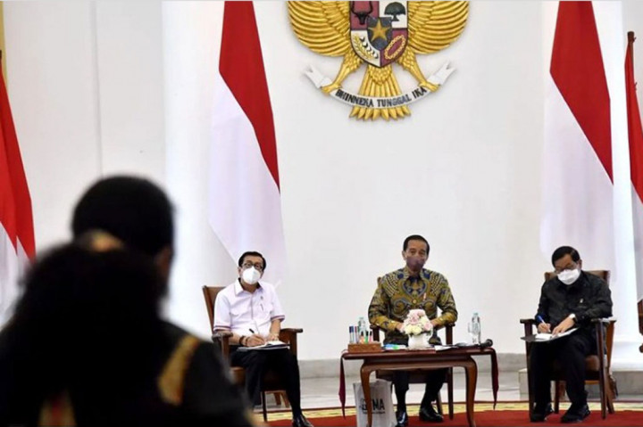 Bupati Jayapura Mathius Awoitauw yang mewakili rombongan dalam keterangannya secara virtual yang disaksikan di Jakarta, Jumat, mengatakan pihaknya mengapresiasi pertemuan dengan Presiden Jokowi.