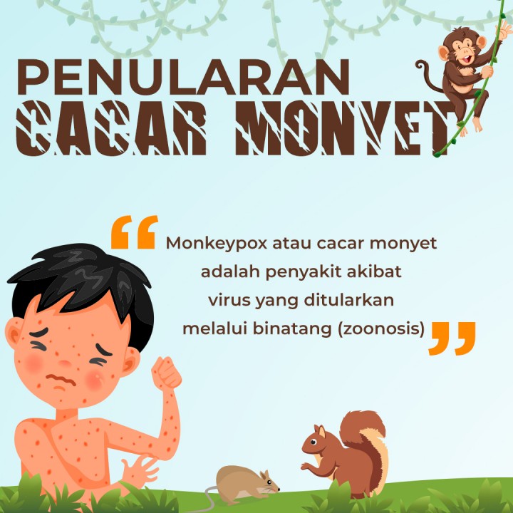 Penularan Cacar Monyet