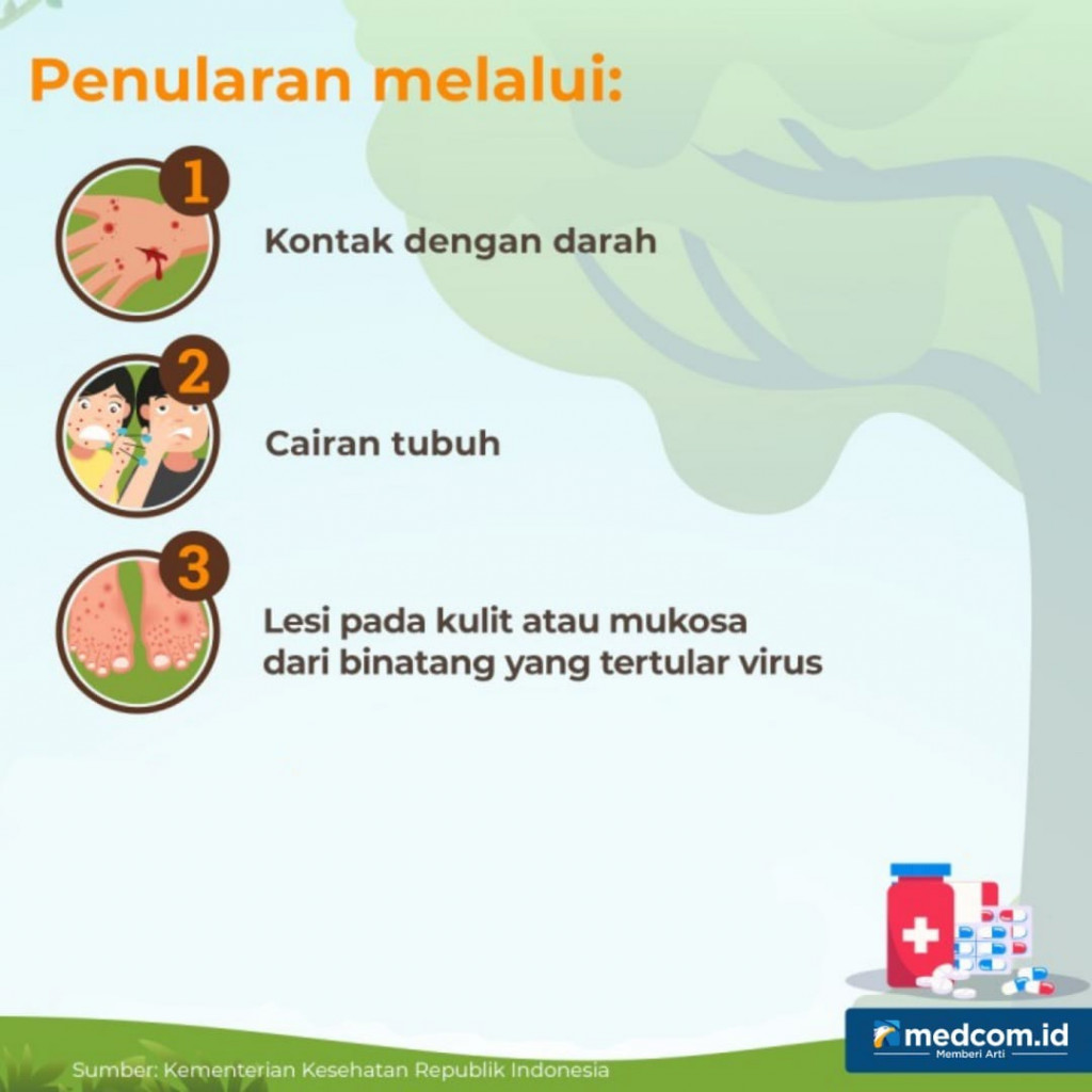 Penularan Cacar Monyet