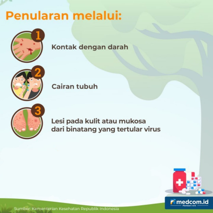 Penularan Cacar Monyet