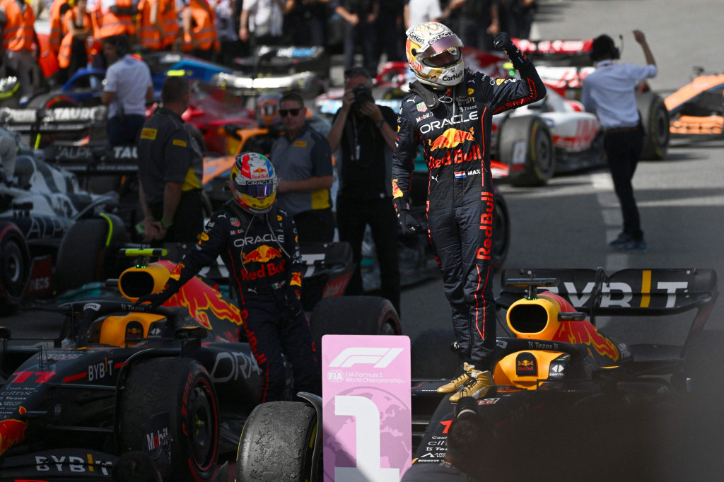 Max Verstappen menjadi juara F1 GP Spanyol 2022 yang berlangsung di Sirkuit Barcelona, Minggu, 22 Mei 2022, malam WIB.