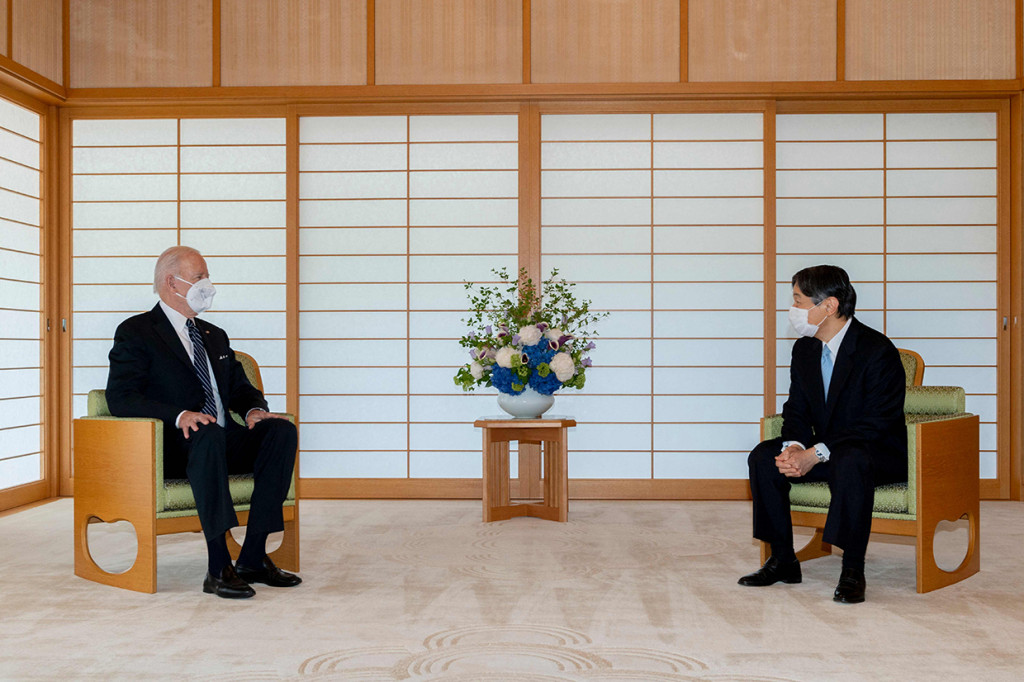 Pertemuan tersebut merupakan kali pertama bagi mereka sejak 2013. Kala itu, Naruhito masih merupakan putra mahkota, dan Biden adalah wakil presiden AS di bawah pemerintahan Barack Obama.
