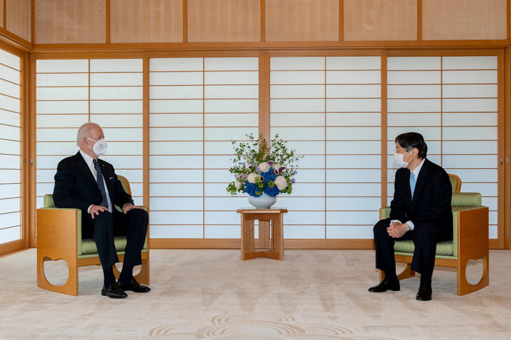 Pertemuan tersebut merupakan kali pertama bagi mereka sejak 2013. Kala itu, Naruhito masih merupakan putra mahkota, dan Biden adalah wakil presiden AS di bawah pemerintahan Barack Obama.