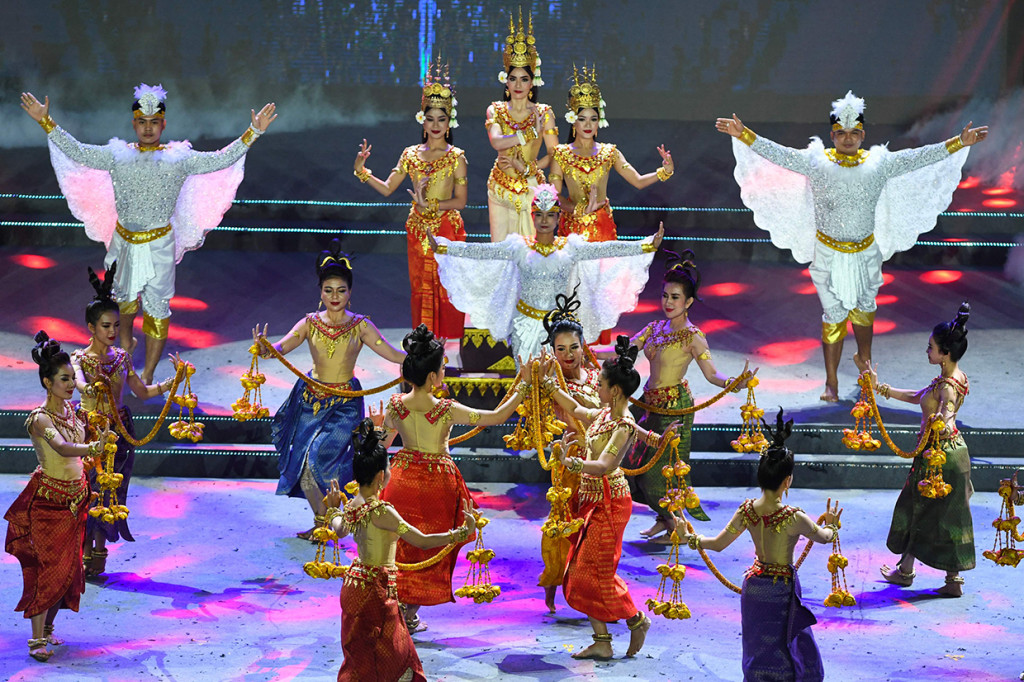 Upacara penutupan SEA Games ke-31 berlangsung meriah di Vietnam Asian Indoor Game, Hanoi, Senin 23 Mei malam WIB.