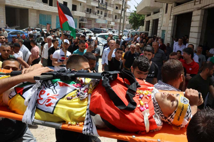 Pasukan Israel menembak mati seorang remaja Palestina bernama Zayd Mohammed Ghouneim di wilayah pendudukan Tepi Barat pada Jumat, 27 Mei 2022.