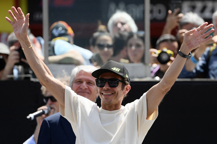 Rossi jadi tamu istimewa di sela-sela Kualifikasi MotoGP Italia 2022 yang dihelat di Autodromo Internazionale del Mugello, Sabtu, 28 Mei 2022 malam WIB.