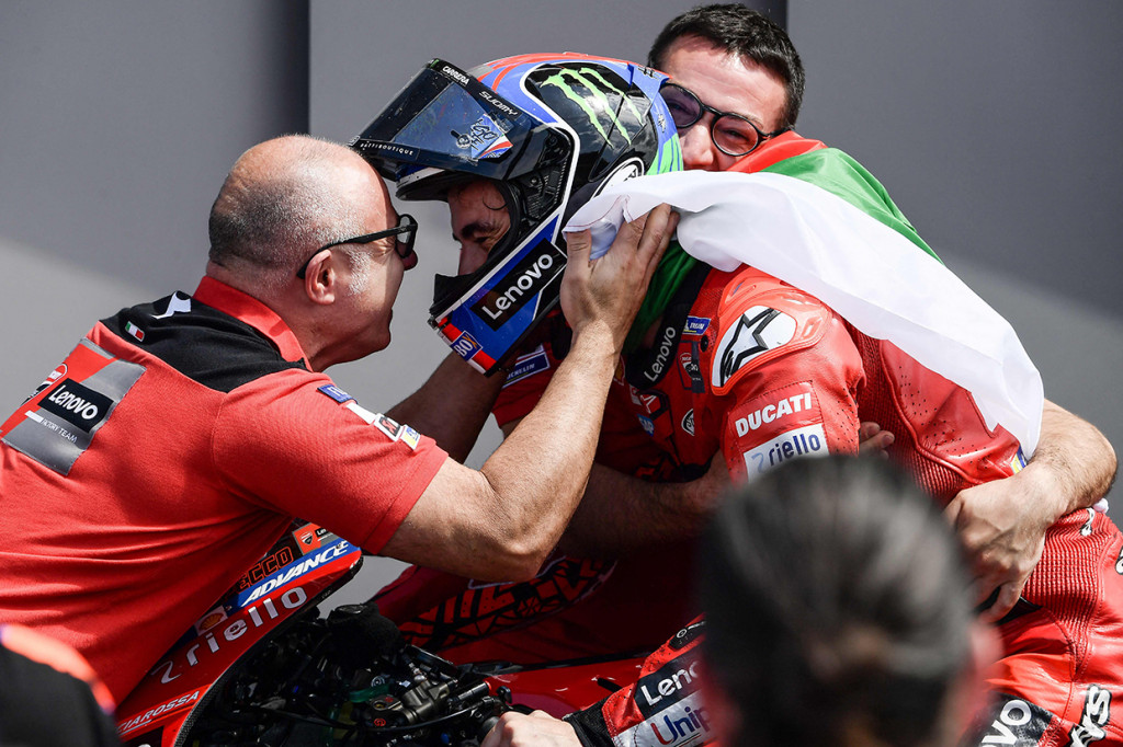 Bagnaia menjadi yang tercepat saat melahap 23 lap dengan catatan waktu 41 menit 18,923 detik.