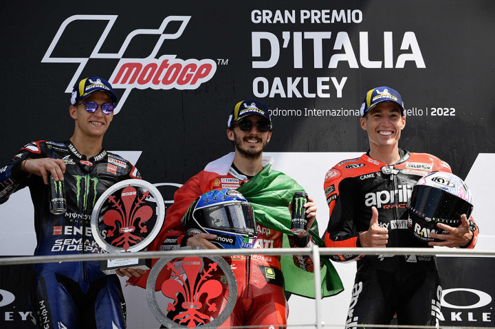 Posisi podium didapat oleh rider Aprilia, Aleix Espargaro. Posisi lima besar dilengkapi oleh Marco Bezzecchi dan Johann Zarco.