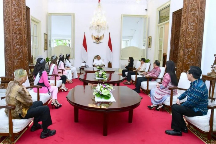 Dalam pertemuan tersebut, Presiden meminta para Puteri Indonesia 2022 untuk ikut terlibat dalam Konferensi Tingkat Tinggi (KTT) G20 yang akan digelar di Bali pada November tahun ini