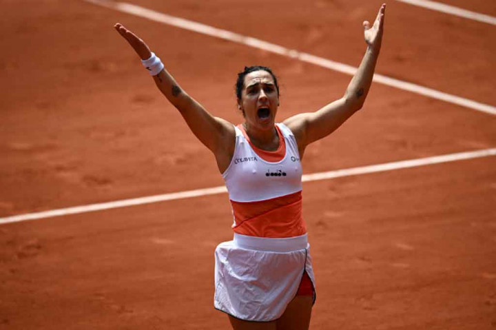 Pemain berusia 28 tahun itu selanjutnya akan menghadapi Coco Gauff atau Sloane Stephens untuk memperebutkan satu tempat di final.