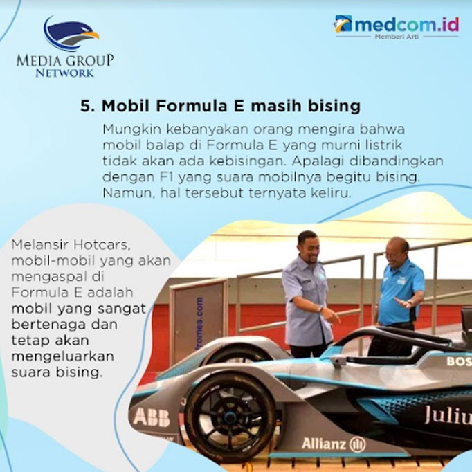 Data dan Fakta Menarik Formula E