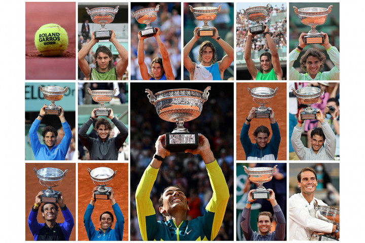 Gelar tersebut juga menjadi trofi Ronald Garros ke-14 Rafael Nadal dalam kariernya, atau yang kelima dalam enam musim terakhir.